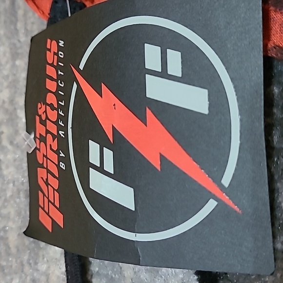 FAST & FURIOUS BY AFFLICTION V-NECK BURN-OUT TEE-SHIRT - Picture 9 of 15